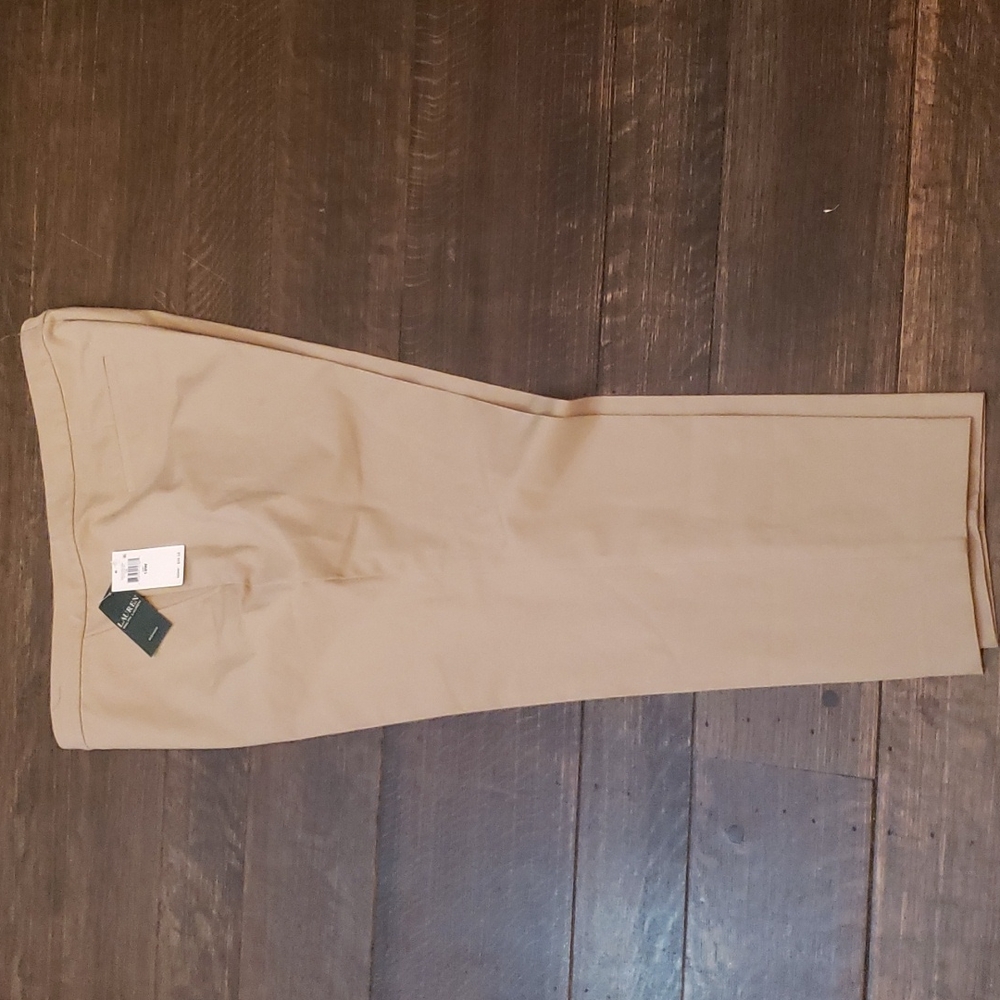 NWT Lauren Ralph Lauren khaki slacks trouser pants Sizes  18W,20W,22W